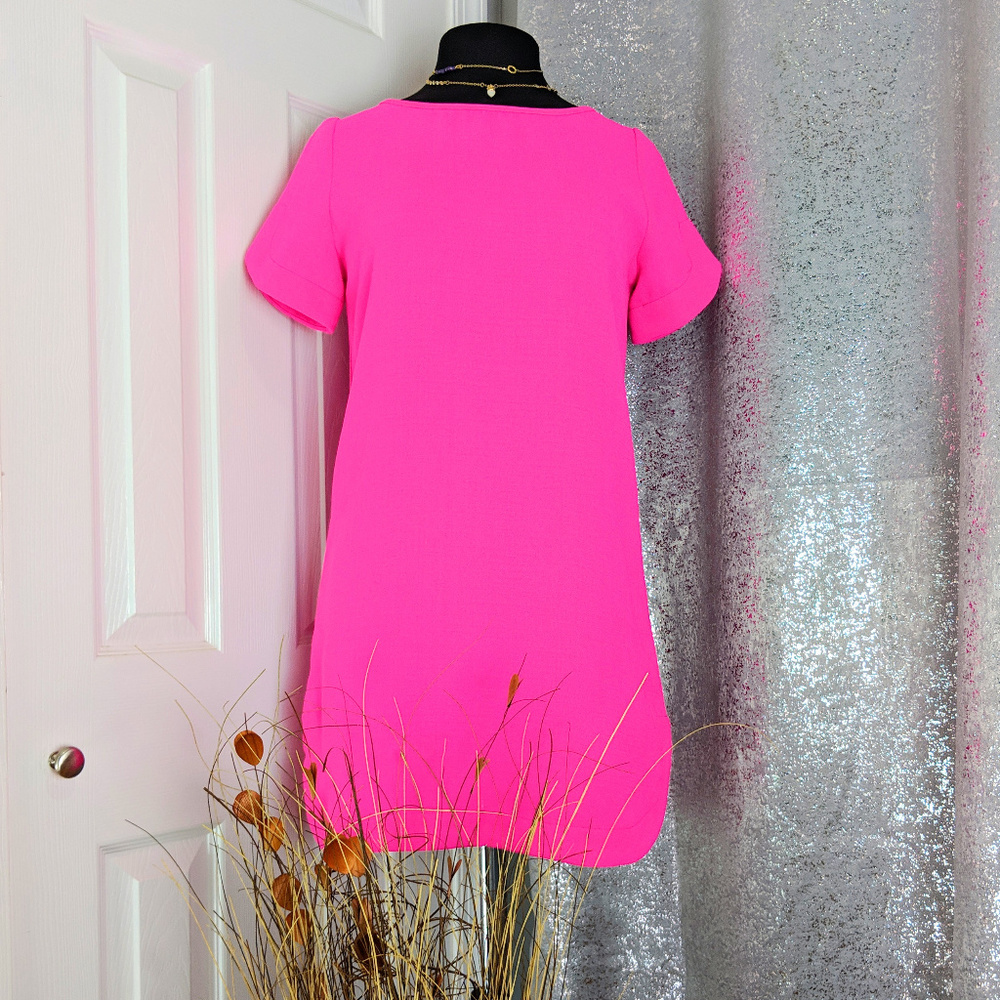 *The Snooki Shop Fuchsia Mini Shift Dress Sz XS/S